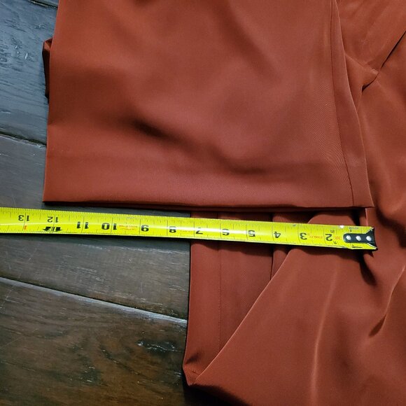 Banana Republic Ultra High-Rise Wide-Leg Pant 8 Burnt Caramel - Picture 8 of 8